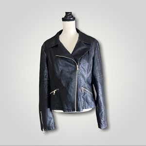 a.n.a Vegan Leather Moto Jacket